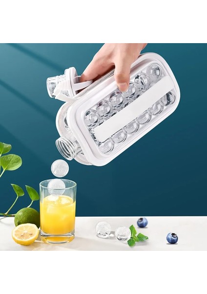 Sarı 2022 Buz Topu Makinesi Su Isıtıcısı Mutfak Bar Aksesuarları Araçlar Yaratıcı Buz Küpü Kalıp 2 In 1 Çok Fonksiyonlu Konteyner Pot Yeni (Yurt Dışından) modelleri