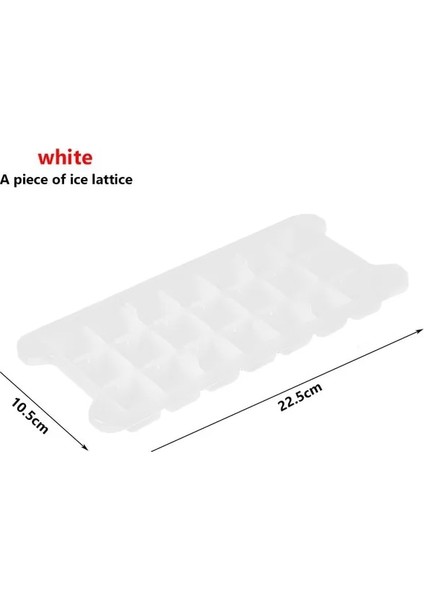 Beyaz 21 Izgaralar Yuvarlak Buz Küpü Tepsisi Saklama Kutusu ile Yaratıcı Hızlı Bırakma Buz Küpü Kalıpları Parti Mutfak Bar Kare Konteyner Soğuk Içecek Seti (Yurt Dışından) fiyatları
