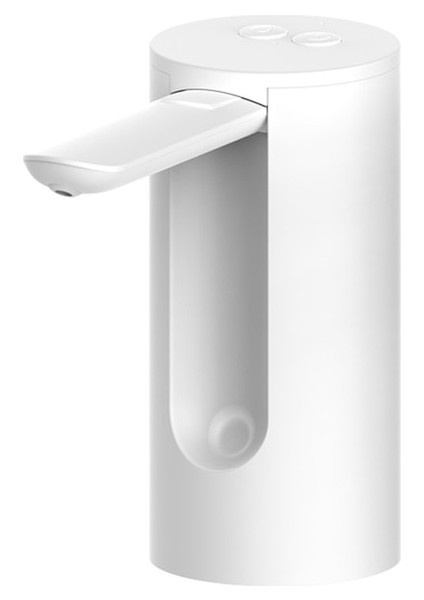 1200 Mah Beyaz Içme Çeşmesi Taşınabilir Mini Namlulu Su Elektrikli Pompa USB Şarj Otomatik Dokunmatik Operasyon Ev Kamp Için Çok Amaçlı (Yurt Dışından)