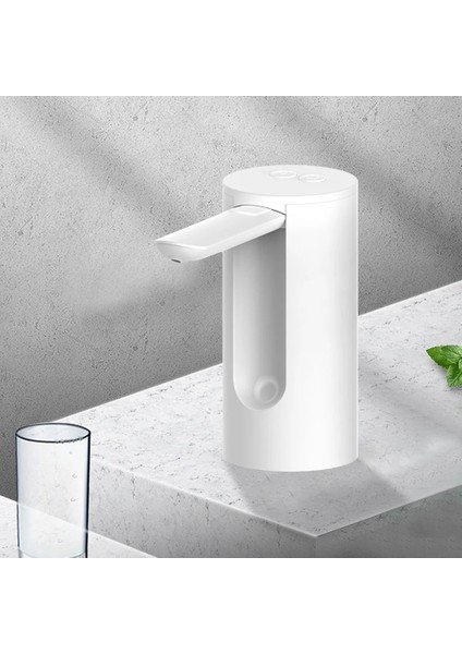 1200 Mah Beyaz Içme Çeşmesi Taşınabilir Mini Namlulu Su Elektrikli Pompa USB Şarj Otomatik Dokunmatik Operasyon Ev Kamp Için Çok Amaçlı (Yurt Dışından) fiyatları