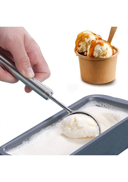 Gümüş Bulaşık Makinesinde Yıkanabilir Dondurma Kaşığı Yüksek Sertlik Dondurma Kaşığı Paslanmaz Çelik Ağır Hizmet Dondurma Kaşığı Yapışmaz Antifriz (Yurt Dışından) fırsatları