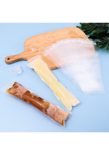 1 Adet Yeşil Huni 60/1 Adet Tek Kullanımlık Buz Popsicle Kalıp Çanta Şeffaf Kendinden Mühürlü Buz Küpü Çanta Dıy Yoğurt Suyu Smoothies Mutfak Aletleri (Yurt Dışından)