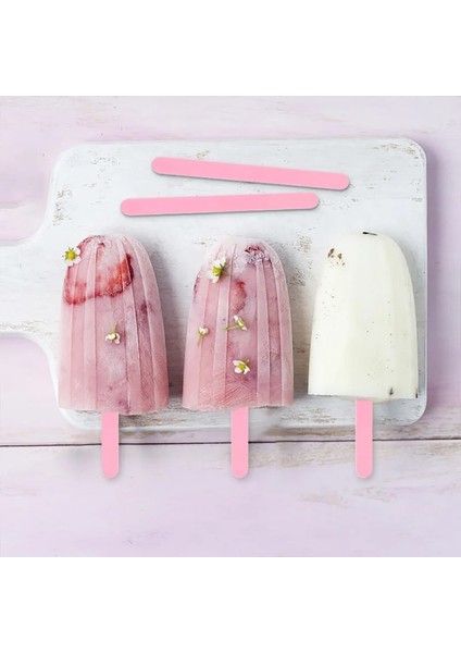 B03 10 Adet Yeniden Kullanılabilir Akrilik Dondurma Çubuğu Yaz Creamsicle Dondurma Çubuğu Ev Hawaii Plaj Düğün Dekor Dıy Lolipop Çubukları (Yurt Dışından) fiyatları