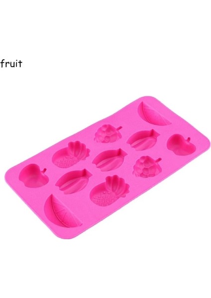 Meyve Buz Yapım Makinesi Kalıp Dıy Buz Küpü Kalıp Silikon Buz Kalıbı Meyve Hayvan Buz Yapım Makinesi Gıda Sınıfı Bar Dıy Pişirme Araçları Mutfak Aksesuarları (Yurt Dışından)