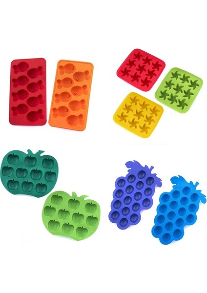 Meyve Buz Yapım Makinesi Kalıp Dıy Buz Küpü Kalıp Silikon Buz Kalıbı Meyve Hayvan Buz Yapım Makinesi Gıda Sınıfı Bar Dıy Pişirme Araçları Mutfak Aksesuarları (Yurt Dışından) modelleri