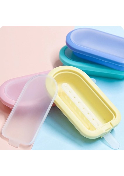 02 Yaz Dıy Silikon Dondurma Makineleri Kalıp Pp Kapak ve Çıkartmalar ile Mutfak Aksesuarları Güzel Kalp Dondurma Kalıp (Yurt Dışından) indirimleri