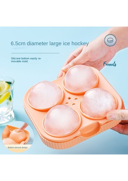 Beyaz 4 Izgara Buz Topu Büyük Maker Kalıpları Viski Küresel Kalıplar Gıda Sınıfı Silikon Tepsi Yaratıcı Ev Yapımı Artifac Mutfak Aletleri (Yurt Dışından) modelleri