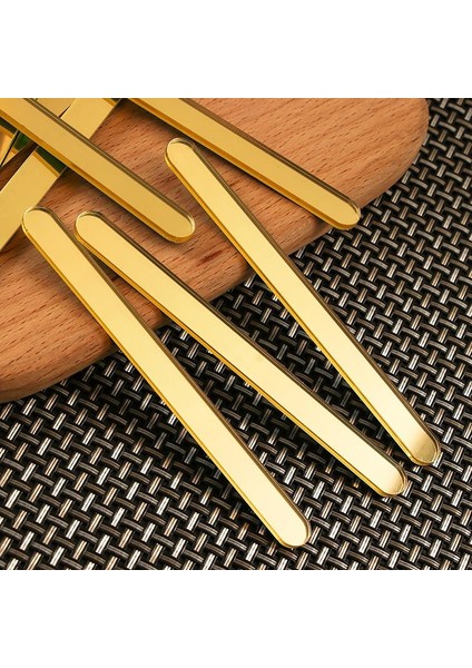 Gümüş 10 Adet Akrilik Dondurma Çubukları Dondurma Çubuğu Çocuklar Dıy Dondurma Çubukları El Sanatları Dondurma Çubuğu Kalıp 11.3x1 cm Dondurma Araçları (Yurt Dışından) fırsatları
