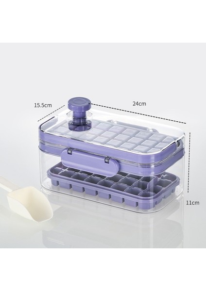 Mor 64 Buz Viski Gıda Yapımcısı Tepsisi Buz Kahve Tipi Basın Sınıfı Silikon Araçları Dondurma Dondurma Kovası Topu Basın Küp Buzlu Buz Hızlı Kalıp (Yurt Dışından) fiyatları