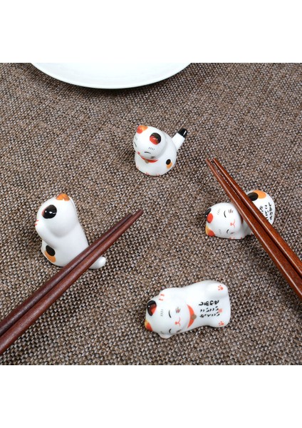 Stil 7 Sevimli Seramik Şanslı Kedi Yemek Çubukları Dinlenme Raf Standı Yemek Çubukları, Çatallar, Kaşıklar, Bıçaklar, Yemek Çubukları Tutucu Raf (Yurt Dışından) fiyatları