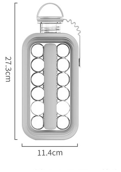 Gri 2022 Buz Topu Makinesi Su Isıtıcısı Mutfak Bar Aksesuarları Araçlar Yaratıcı Buz Küpü Kalıp 2 In 1 Çok Fonksiyonlu Konteyner Pot Yeni (Yurt Dışından)