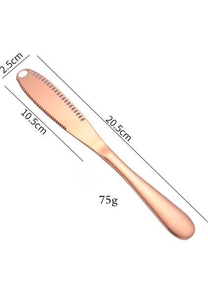 Rosegold Paslanmaz Çelik Peynir Rende Bıçağı Çok Fonksiyonlu Peynir Dilimleme Serpme Makineleri Krem Bıçaklar Gereçler Çatal Bıçak Takımı Tatlı Tost Kahvaltı Için (Yurt Dışından)