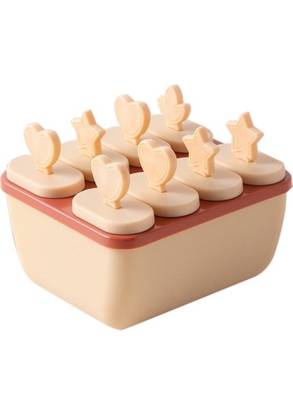 Pembe Dondurma Kalıp Dıy Pp Plastik Dondurma Kalıp Yaz Tatlı Makinesi Ev Mutfak Aracı Yeşil (Yurt Dışından)