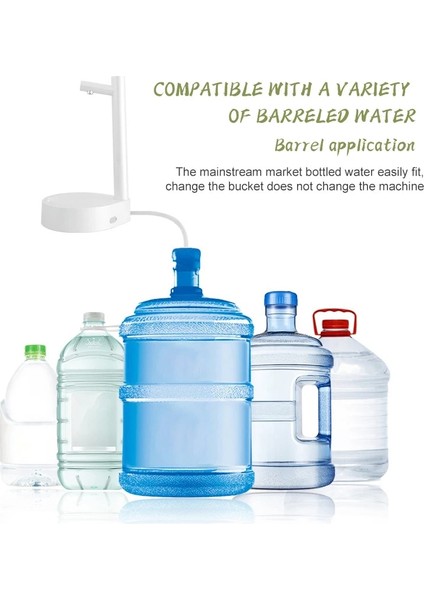 Masaüstü Tipi Değil Tip-C Elektrikli Su Sebili Pompası Otomatik Su Şişesi Pompası Dispenseri Masaüstü Dispenser Şişesi Namlulu Galon Pompa Anahtarı (Yurt Dışından) fiyatları