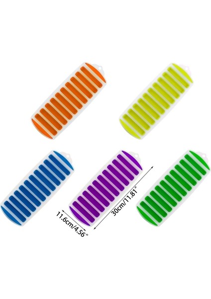 Mavi 10 Buz Küpü Tepsi Kalıp Silindir Buz Çubuğu Tepsi Kalıp Spor Su Şişesi Için (Yurt Dışından) fiyatları