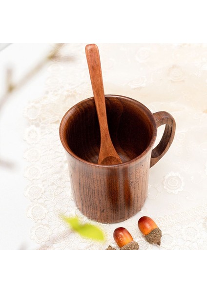 Stil 5 Ahşap Büyük Göbek Bardak El Yapımı Doğal Ladin Ahşap Bardak Bira Çay Kahve Süt Su Bardağı Mutfak Bar Drinkware (Yurt Dışından) indirimleri