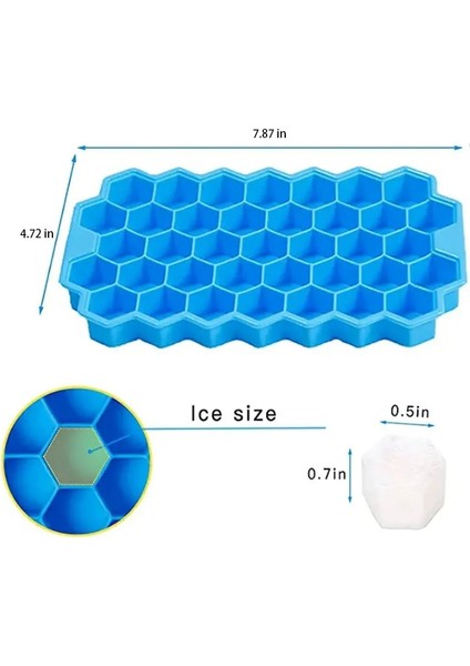 Sarı Kapak Yok Yaratıcı 37 Kavite Petek Buz Küpü Makinesi Yeniden Kullanılabilir Tepsiler Silikon Buz Küpü Kalıp Çıkarılabilir Kapaklı Bpa Ücretsiz Buz Kalıbı (Yurt Dışından) modelleri