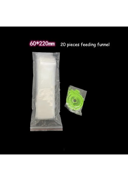 RY23-60 220MM-20 Adet 20/50 Adet Buz Popsicle Çanta Tek Kullanımlık Gıda Sınıfı Dondurucu Çanta Sıvılar Için Buz Lolly Çanta Dıy Ev Yapımı Popsicle Çanta Kalıp (Yurt Dışından)
