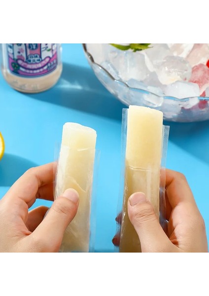 RY23-60 220MM-20 Adet 20/50 Adet Buz Popsicle Çanta Tek Kullanımlık Gıda Sınıfı Dondurucu Çanta Sıvılar Için Buz Lolly Çanta Dıy Ev Yapımı Popsicle Çanta Kalıp (Yurt Dışından) fırsatları