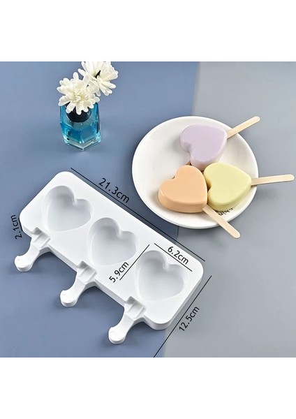 04 4 Hücre Dondurma Silikon Kalıplar Yaz El Yapımı Çikolata Popsicle Kalıp Yeniden Kullanılabilir Pişirme Kalıpları Dıy Ev Yapımı Tatlı (Yurt Dışından) fiyatları