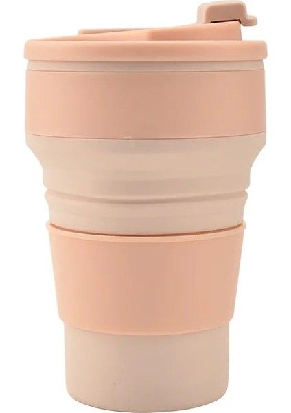 Yeşil 200-400 ml Silikon Katlanır Su Bardağı Taşınabilir Seyahat Spor Fincan Açık Kamp Taşınabilir Katlanır Kahve Fincanı Eşlik Eden Su Bardağı (Yurt Dışından)