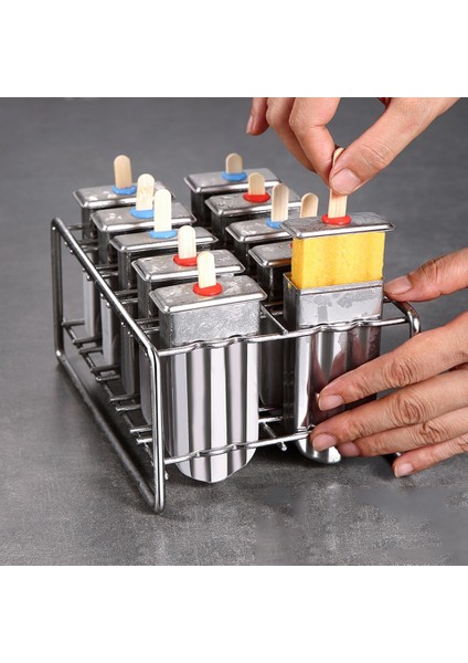 Trendy Yeni Stil 304 Paslanmaz Çelik Dondurma Kalıbı Çok Boyutlu Ev Yapımı Dondurma Popsicle Buz Küpü Kalıp (Yurt Dışından) fiyatları