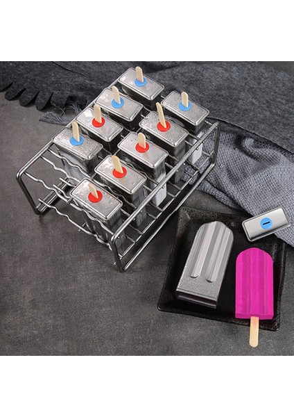 Trendy Yeni Stil 304 Paslanmaz Çelik Dondurma Kalıbı Çok Boyutlu Ev Yapımı Dondurma Popsicle Buz Küpü Kalıp (Yurt Dışından) fırsatları