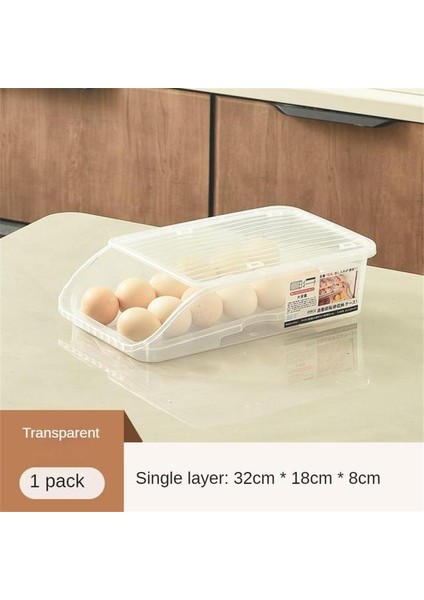 03 30 Izgaralar Yumurta Saklama Kutusu Dönen 3 Katlı Yerden Tasarruf Sağlayan Yumurta Konteyner Ev Mutfak Tutucu Alet (Yurt Dışından)