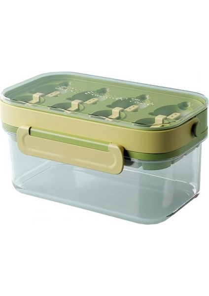 Yeşil Zaman Kazandıran Buz Makineleri Zaman Kazandıran Silikon Buz Tepsisi Taşınabilir Kalıp ve Kullanımı Kolay Yaz Içeceği Aksesuar Topu Için Saklama Kutusu (Yurt Dışından)