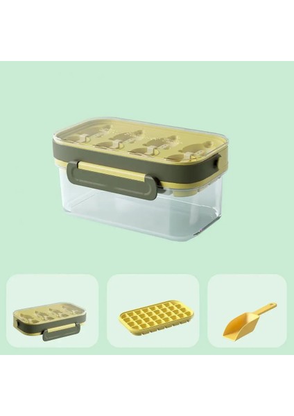 Yeşil Zaman Kazandıran Buz Makineleri Zaman Kazandıran Silikon Buz Tepsisi Taşınabilir Kalıp ve Kullanımı Kolay Yaz Içeceği Aksesuar Topu Için Saklama Kutusu (Yurt Dışından) modelleri