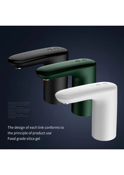 Siyah 600ML Elektrikli Su Pompası Daha Az Ses Silikon Namlulu Su Pompası Taşınabilir Namlulu Su Maden Suyu Sebili Mutfak Aksesuarları (Yurt Dışından) fiyatları