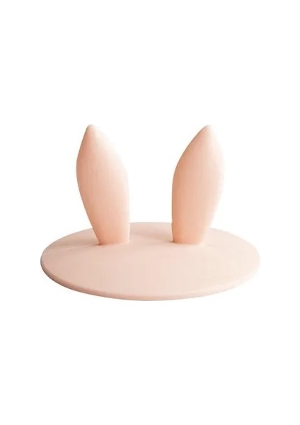 Pembe 1 Sevimli Lovley Fincan Kapağı Silikon Anti-Toz Sızdırmaz Kahve Süt Su Kapağı Kedi Tavşan Kulakları Kapağı Hava Geçirmez Mühürlü Bardak Kapağı 1 Adet (Yurt Dışından)