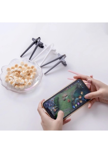 2 Adet Pembe Yeni Parmak Çubuklarını Gamer Oyun Için Aperatif Klip Plastik Çubuk Aperatif Gıda Parmak Maşa Çok Fonksiyonlu Aperatif Klip Tembel Aracı (Yurt Dışından) fiyatları