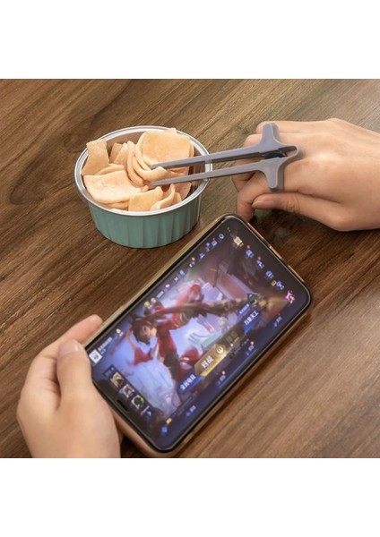 2 Adet Pembe Yeni Parmak Çubuklarını Gamer Oyun Için Aperatif Klip Plastik Çubuk Aperatif Gıda Parmak Maşa Çok Fonksiyonlu Aperatif Klip Tembel Aracı (Yurt Dışından) fırsatları