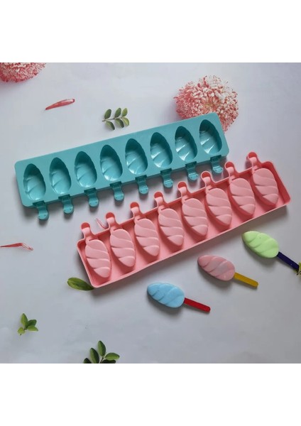 012 Mavi Silikon Dondurma Kalıp Dıy Çikolata Tatlı Popsicle Kalıpları Tepsi Buz Küpü Makinesi Ev Yapımı Araçları Yaz Parti Malzemeleri (Yurt Dışından) fiyatları