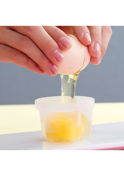 4 Adet Mavi A 4 Adet/takım Kalp Yumurta Kaynatıcı Kapaklı ve Fırça Pişirme Pişirme Aracı Yumurta Kalıp Formu Şekillendirici Omlet Kalıp Mutfak Alet Aksesuarları (Yurt Dışından)