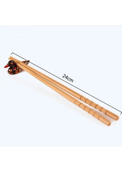B 5 Çıft 1/5 Çift Saf Manuel Doğal Bambu Ahşap Çubuklarını Sağlıklı Çin Karbonizasyon Çubuklarını Yeniden Kullanılabilir Hashi Suşi (Yurt Dışından) fırsatları