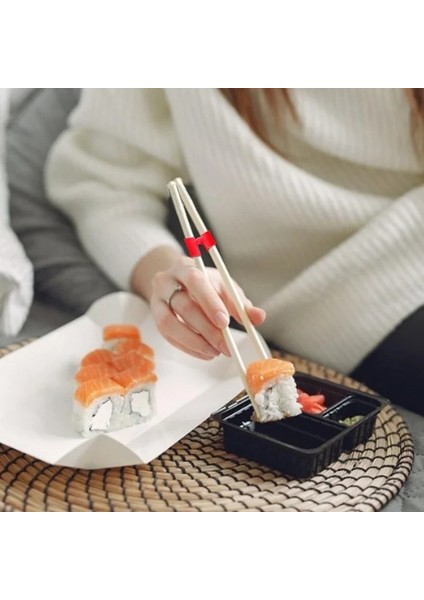 5pcs-Red 5pcs Yeniden Kullanılabilir Chopstick Yardımcıları Eğitim Çin Eğitmen Tutucu Adouts Acemi Eğitmenler Chopsticks Seti (Yurt Dışından)