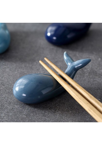 Sebze 2 4 Renk Mevcuttur Sevimli Balina Şekilli Yemek Çubukları Tutucu Dayanıklı Seramik Ev Kaşık Çatal Tutucu Standı Ev Masa Dekorasyonu (Yurt Dışından) indirimleri