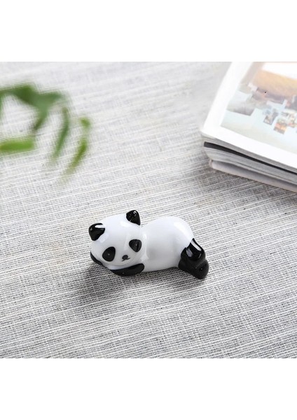 B Çin Chopstick Panda Chopstick Dinlenme Yaratıcı Sevimli Seramik Çubuklarını Tutucu Standı Mutfak Malzemeleri Sofra Gereçleri (Yurt Dışından)