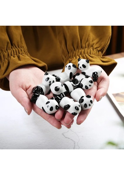 B Çin Chopstick Panda Chopstick Dinlenme Yaratıcı Sevimli Seramik Çubuklarını Tutucu Standı Mutfak Malzemeleri Sofra Gereçleri (Yurt Dışından) fırsatları