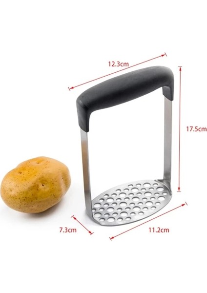 02 Çift Katmanlı Patates Ezici Presi Patates Püresi Dalgalı Basınçlı Ricer Meyve Sebze Presi Kırıcı Mutfak Aksesuarları Araçları (Yurt Dışından)