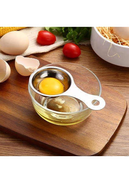 2 Adet Yumurta Beyaz Ayırıcı Paslanmaz Çelik Aletler Yumurta Sarısı Filtre Alet Mutfak Aksesuarları Ayırma Hunisi Kaşık Bölücü Eşyaları (Yurt Dışından) indirimleri