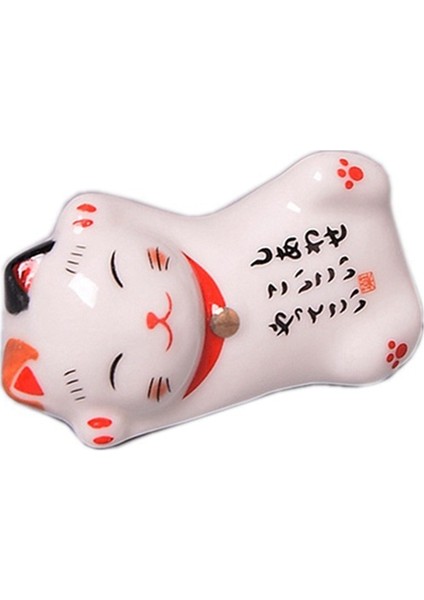 Stil 3 Sevimli Japon Tarzı Seramik Çubuklarını Tutucu Yaratıcı Beyaz Şanslı Kedi Çubuk Standı Mutfak Sanatları Kawai Sofra Tutucu (Yurt Dışından)