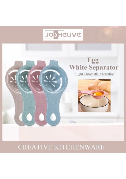 Pembe Ayırıcı El Yumurta Alet Araçları Mutfak Gereçleri Gıda Sınıfı Plastik Mutfak Aracı Yumurta Beyaz Ayırıcı Mini Mutfak Aksesuarları Yumurta Bölücü (Yurt Dışından) indirimleri
