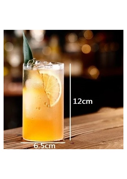 C 4 Adet 1/2/4 Adet Japon Tarzı Düz Colin Cam Highball Long Island Buzlu Çay Bardağı Copo Uzun Içki Bardakları Kokteyl Bardağı (Yurt Dışından)