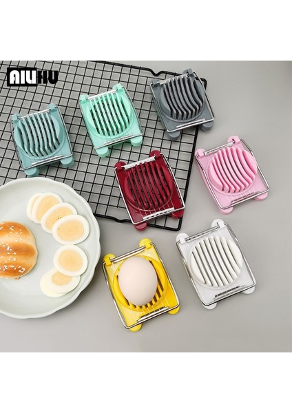 Beyaz Mutfak Aksesuarları Yumurta Dilimleme Kıyıcı Paslanmaz Çelik Meyve Salatası Kesici Yumurta Araçları Manuel Mutfak Robotları Mutfak Gadget ALI426 (Yurt Dışından) fiyatları