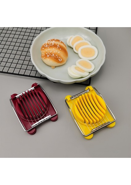 Beyaz Mutfak Aksesuarları Yumurta Dilimleme Kıyıcı Paslanmaz Çelik Meyve Salatası Kesici Yumurta Araçları Manuel Mutfak Robotları Mutfak Gadget ALI426 (Yurt Dışından) indirimleri
