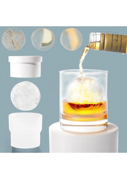 4 Adet Bir Top Şekli Buz Küpü Makinesi Yaz Tek Seçin Dıy Buz Kalıp Ev Yapımı Viski Aracı Mutfak Aletleri Mutfak Aksesuarları (Yurt Dışından) fiyatları