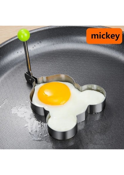 Stil 2 Paslanmaz Çelik Kızarmış Yumurta Şekillendirici Pişirme Araçları Şekillendirici Omlet Şekillendirici Gözleme Halkası Daire Kalıp Kalıp Kızartma Pişirme Aksesuarları (Yurt Dışından)